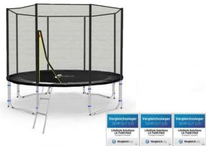 TRAMPOLINE 305 cm, avec échelle et filet de sécurité