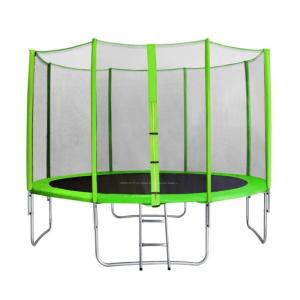 TRAMPOLINE 250 à 460 cm, complet avec échelle et housse hivernale