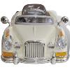 Voiture ELECTRIQUE pour ENFANTS, style retro, rouge ou beige