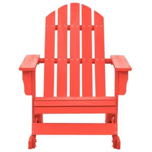 Fauteuil à bascule ALASKA, rocking Chair, rouge