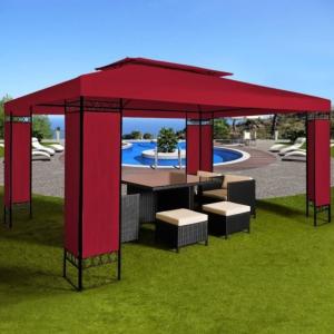 TONNELLE de jardin 3 x 4 M, rouge