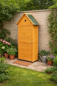 Armoire de jardin en bois avec 5 étagères – Abri de rangement extérieur