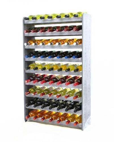 CASIER à vin, 63 bouteilles, gris, 7 tailles disponibles
