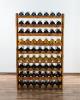 CASIER A VIN, BOIS massif 63 bouteilles, 3 teintes