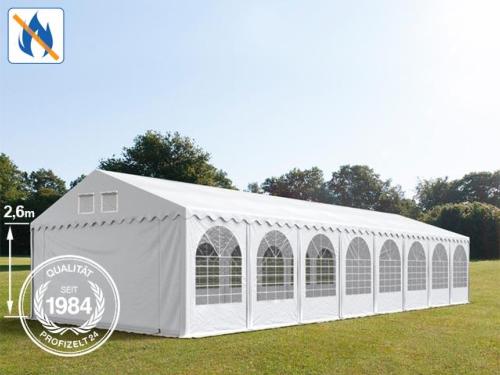 CHAPITEAU PROFESSIONNEL ELITE en PVC blanc, 600 gr, ignifugé