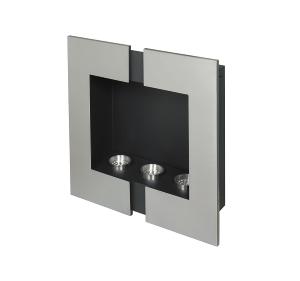 CHEMINEE ETHANOL Norvège, 60 x 60 cm, INOX brossé