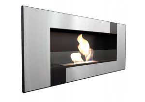 CHEMINEE éthanol luxe AVALON, inox 90 cm, 4 versions