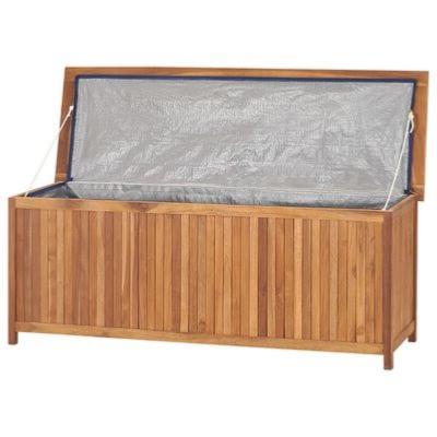 COFFRE de rangement, bois exotique de 1.50 mètres