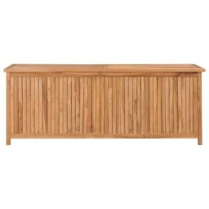 COFFRE de rangement, 150 cm en bois de teck massif