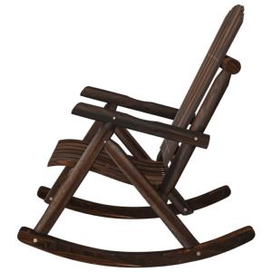 Fauteuil à bascule ALOA, rocking Chair, bois épicéa vieilli