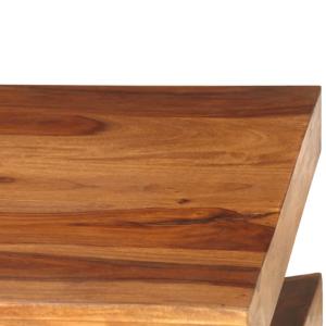 TABLE basse 90 x 60 cm, bois massif sesham, ALIA