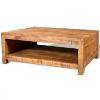 Table basse en bois de mangue, avec compartiment rangement