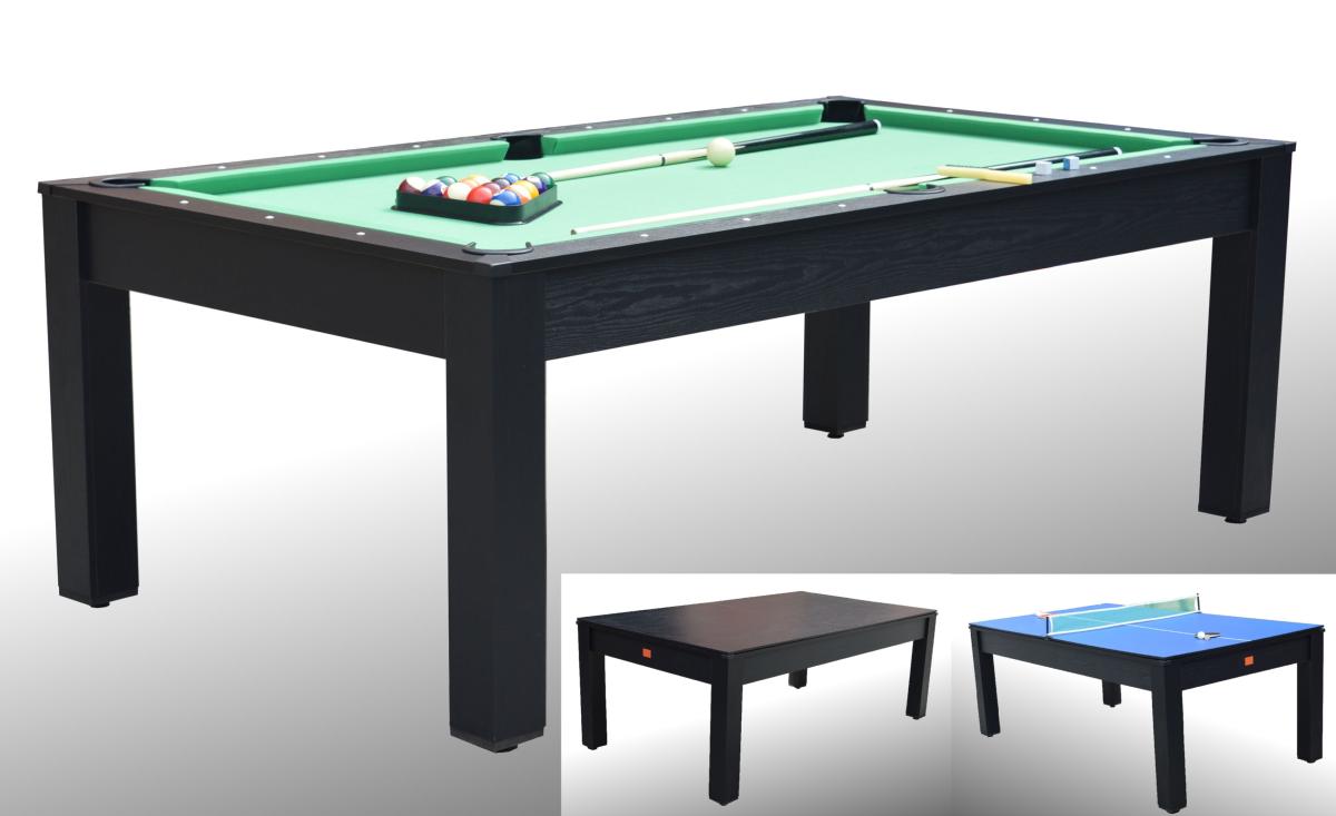 Billard, tennis de table bois, 3 en 1, avec plateau table.