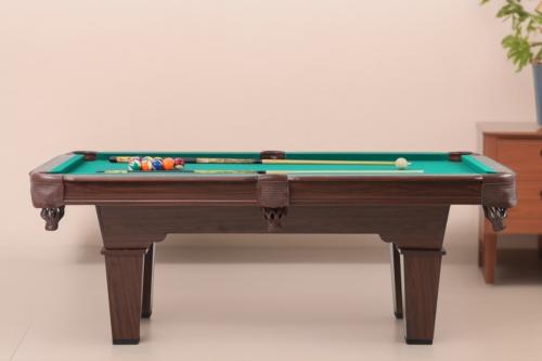 BILLARD marron, style vintage, 7 Ft, taille 220 cm