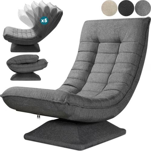 FAUTEUIL de relaxation, grand confort, gris