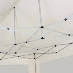 CHAPITEAU pliant 6 x 3 m, aluminium, blanc 