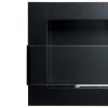 CHEMINEE ETHANOL inox LUXE, 90 cm, noir mat, CALIFORNIE