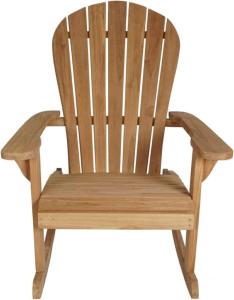 Fauteuil à bascule FRESNO, type rocking Chair en teck