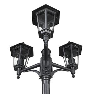 Lampadaire de jardin, fonte aluminium, 180 cm, Anthracite