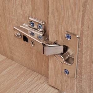 Meuble salle de bain, complet avec vasque et robinet, beige