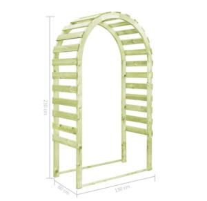 PERGOLA en bois FSC, 130 x 230 cm