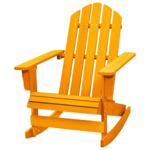 Fauteuil à bascule ALASKA, rocking Chair, orange