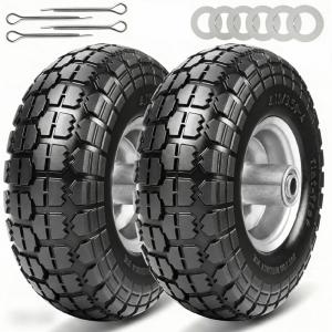 Roues caoutchouc plein Ø 260 mm – Pour chariot de jardin