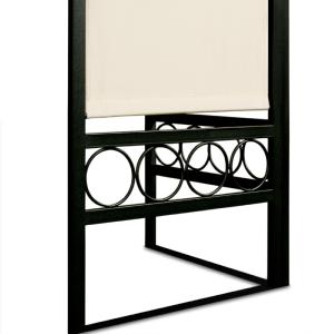 TONNELLE de  JARDIN 3 x 3 m, marron