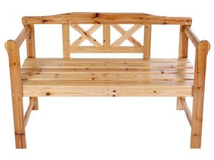 Banc de jardin en bois massif