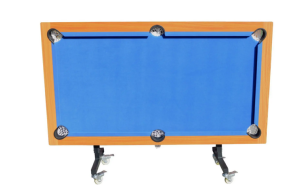 BILLARD pliable sur roues, taille 6 Ft, 185 cm