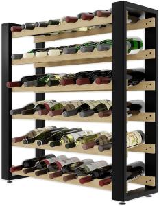 CASIER à vin, bois, design, de 42 bouteilles