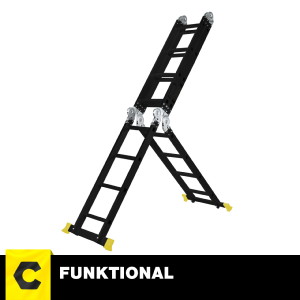 Echelle multifonction aluminium, 6 en 1, 480 cm
