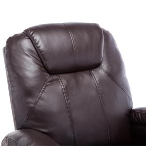 FAUTEUIL grand luxe, massant, pivotant et chauffant, électrique, cuir, 3 coloris