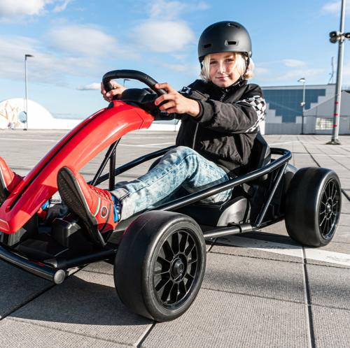 KART drift électrique, 700 watts, pour enfants, rouge/noir