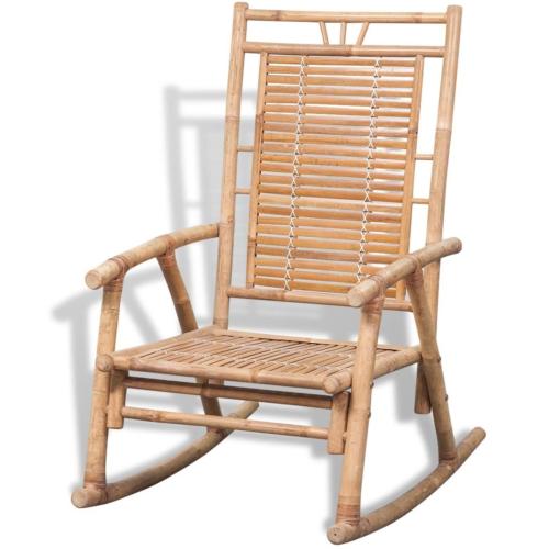 ROCKING-CHAIR en bambou naturel