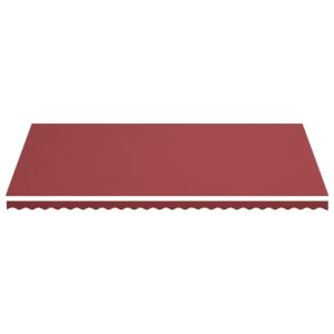 STORE BANNE 5 x 3 m, manuel, rouge bordeaux