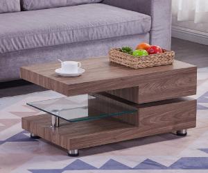 TABLE basse de luxe, pivotante, couleur chocolat, ORFON