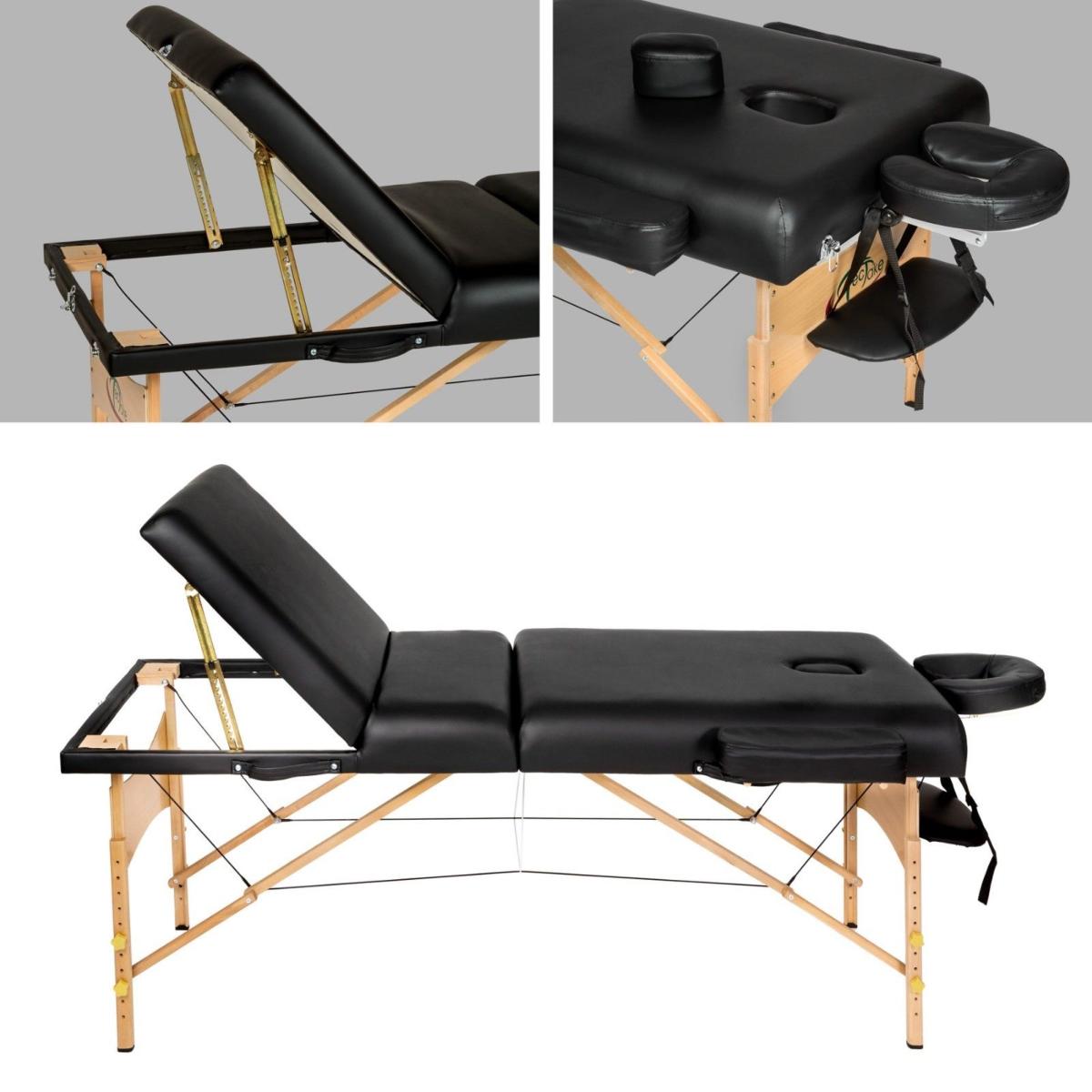 TecTake® Table de Massage Pliante Professionnelle 3 Zones