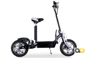 TROTTINETTE électrique tous terrains 1000 W, blanche et noir
